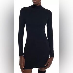 NWT The Kooples Elegant Black Mesh Back Dress